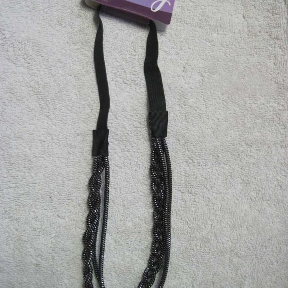 1 Goody 3 Braided Side Strands Hair Head Band Shiny Headwrap Braid Tinsel Mylar - Picture 8 of 14